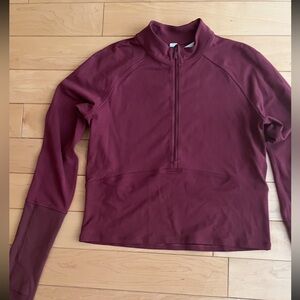Lululemon Cropped Half-Zip Pullover